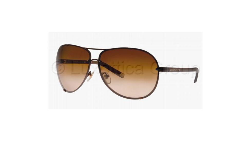 Anne Klein AK 4129 Sunglasses Styles Brown Frame, 358 74 6510