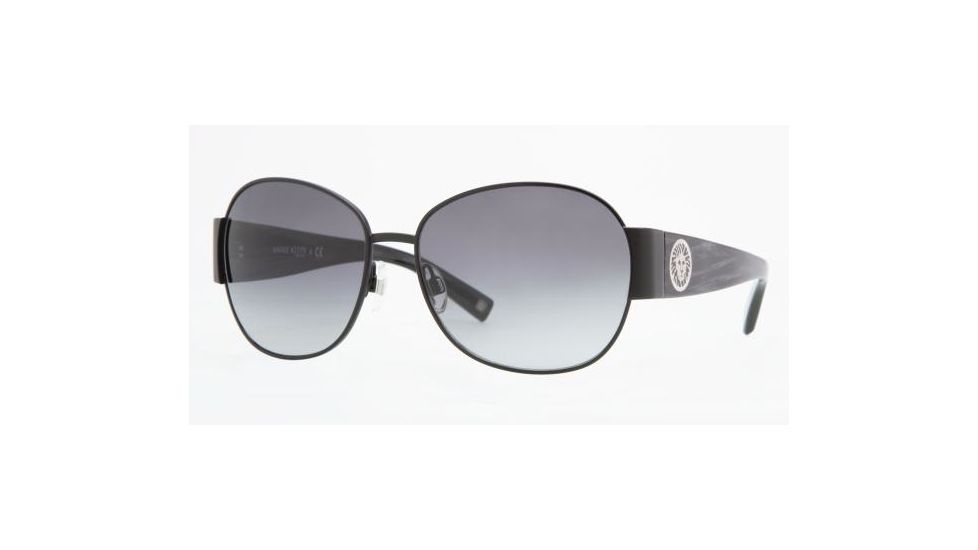 Anne Klein AK4131 SV Prescription Sunglasses - Satin Black Frame / 58 mm Prescription Lenses, 370-77-5815