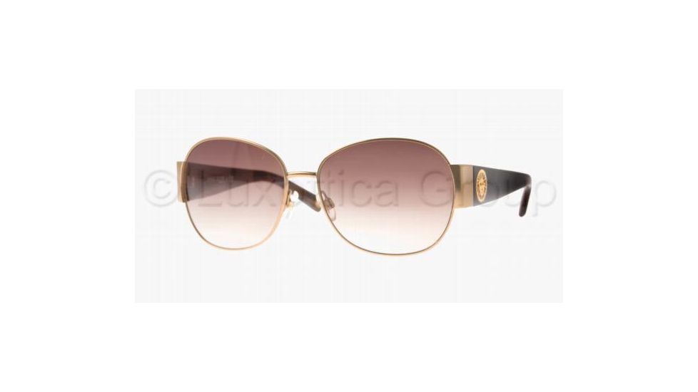 Anne Klein AK4131 SV Prescription Sunglasses - Satin Gold Frame / 58 mm Prescription Lenses, 372-64-5815