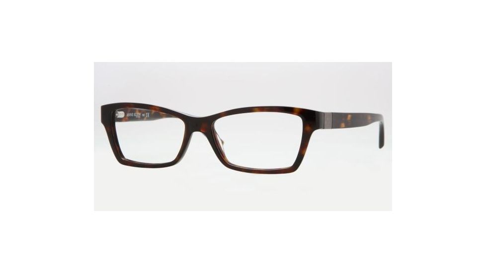 Anne Klein AK 8094 Eyeglasses Styles - Tortoise Frame w/Non-Rx 51 mm Diameter Lenses, 118-5115