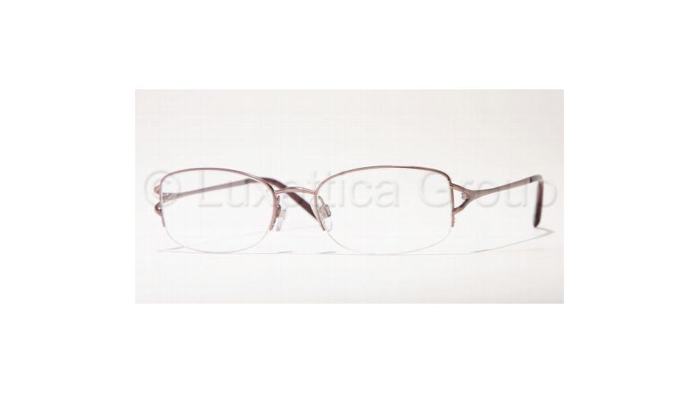 Anne Klein AK 9062 Eyeglasses Styles - Light Brown Frame w/Non-Rx 51 mm Diameter Lenses, 434-5118