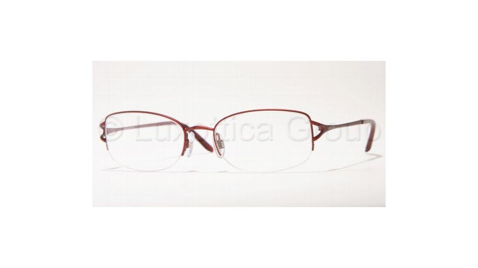 Anne Klein AK 9062 Eyeglasses Styles Red Frame w/Non Rx 51 mm Diameter Lenses, 436 5118