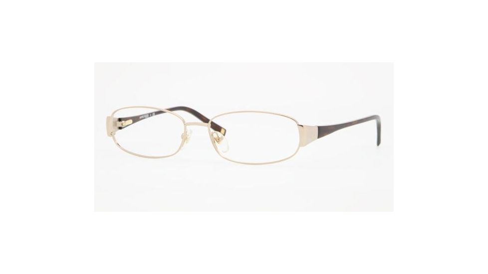 Anne Klein AK 9113 Eyeglasses Styles -  Light Gold Frame w/Non-Rx 51 mm Diameter Lenses, 533-5115