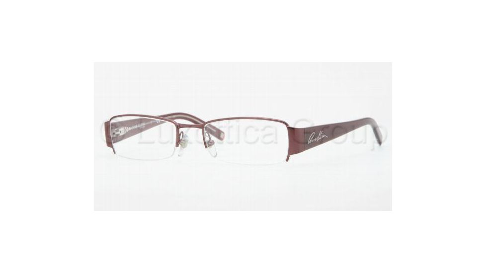 Anne Klein AK 9124 AK9124 Eyeglass Frames 575S-5018 - Satin Burgundy 