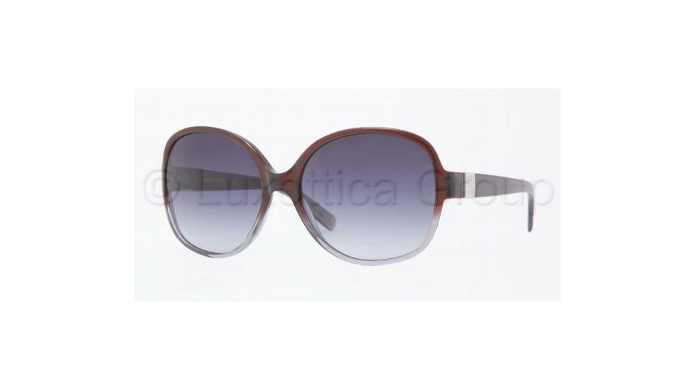 Anne Klein AK 3170 AK3170 Single Vision Prescription Sunglasses AK3170-317-77-5615 - Lens Diameter: 56 mm, Frame Color: Amber Grey Faded