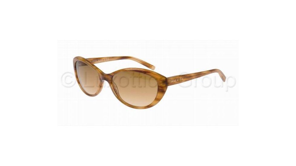 Anne Klein AK3175 AK3175 Single Vision Prescription Sunglasses AK3175-325-84-5717 - Lens Diameter: 57 mm, Frame Color: Brown Horn