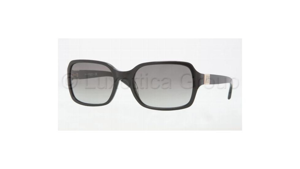 Anne Klein AK3177 Sunglasses 201/81-5819 - Black Frame, Light Grey Gradient Lenses