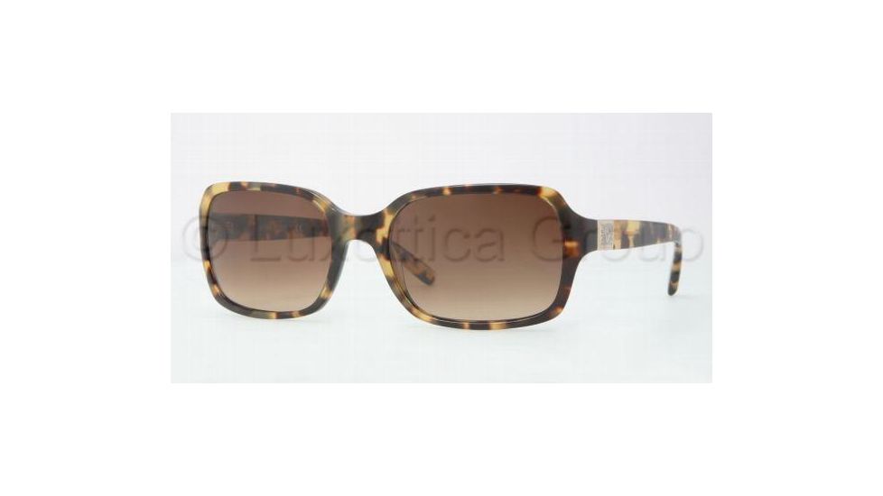 Anne Klein AK3177 Sunglasses 318/78-5819 - Spotted Tortoise Frame, Brown Gradient Lenses