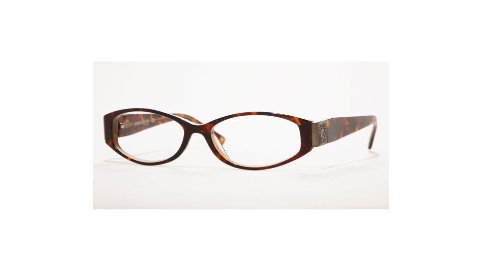 Anne Klein Eyeglasses AK8068 181 4915 with No Line Progressive Rx Prescription Lenses Smoke Frame w/ 49 mm Diameter Lenses