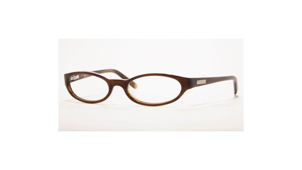 Anne Klein AK8070 Eyeglasses - Light Brown Horn Frame 177-5017
