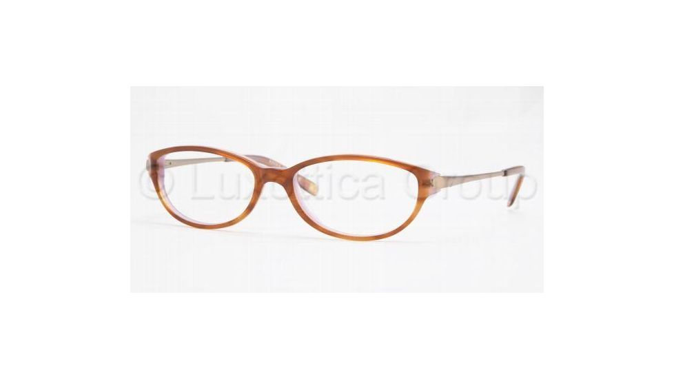 Anne Klein Eyeglasses AK8080 with Lined Bifocal Rx Prescription Lenses 157-5115 - Amber/Pink 