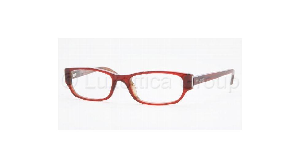 Anne Klein Eyeglasses AK8082 with No-Line Progressive Rx Prescription Lenses 208-5317 - Burgundy 