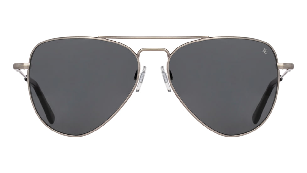 AO Fletcher Sunglasses, Pewter Frame, True Color Gray AOLite Nylon Lens - 59-15-145, FLT159STBKGYN
