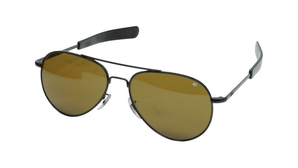 Ao General Sunglasses Black Amber Poly Lens Bayonet 58mm B Hcap Bnt 58