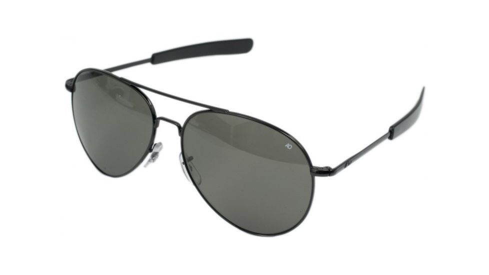 AO General Sunglasses, Black, Bayonet, Gray Poly Lens, 58mm B-CCP-BNT-58