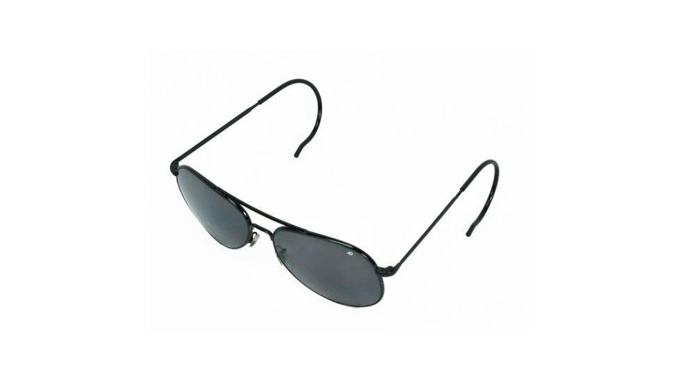 AO General Sunglasses, Black, Comfort Cable, Grey Glass Lenses, 52mm, Polarized TCGPG-CC-52