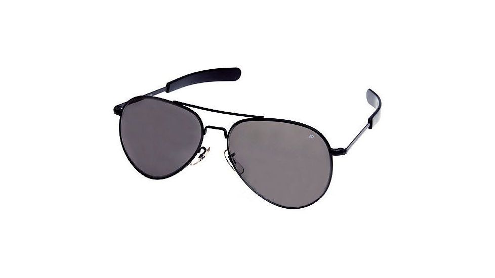 AO General Sunglasses, Black, Gray Poly Lens, Bayonet, 58mm, Polarized B-PCCP-BNT-58