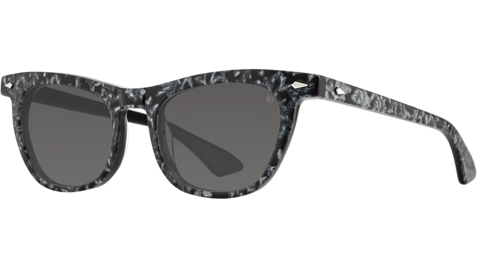 AO Lucinda Sunglasses - Womens, Obsidian, True Color Gray AOLite Nylon Lenses, Obsidian / True Color Gray Lens, 51-20-140, LUC351ST--GYN