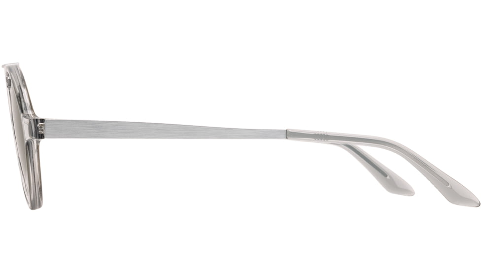 AO Oxford Sunglasses, Gray Crystal Silver Frame, Calobar Green AOLite Nylon Lenses, Polarized, 44-24-145 B45, OXF144ST--GNN-P