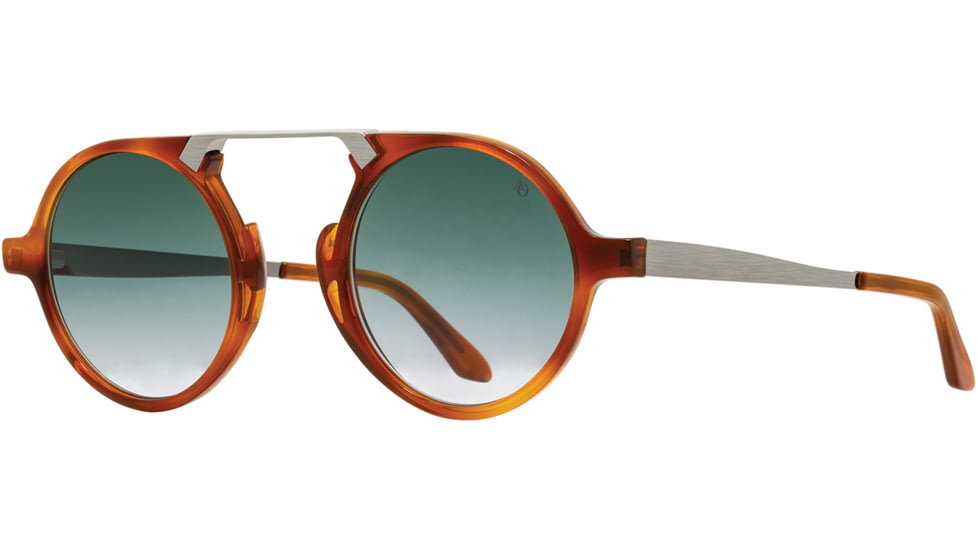 AO Oxford Sunglasses, Havana Gunmetal Frame, SunVogue Green Gradient AOLite Nylon Lenses, 44-24-145 B45, OXF244ST--EGN