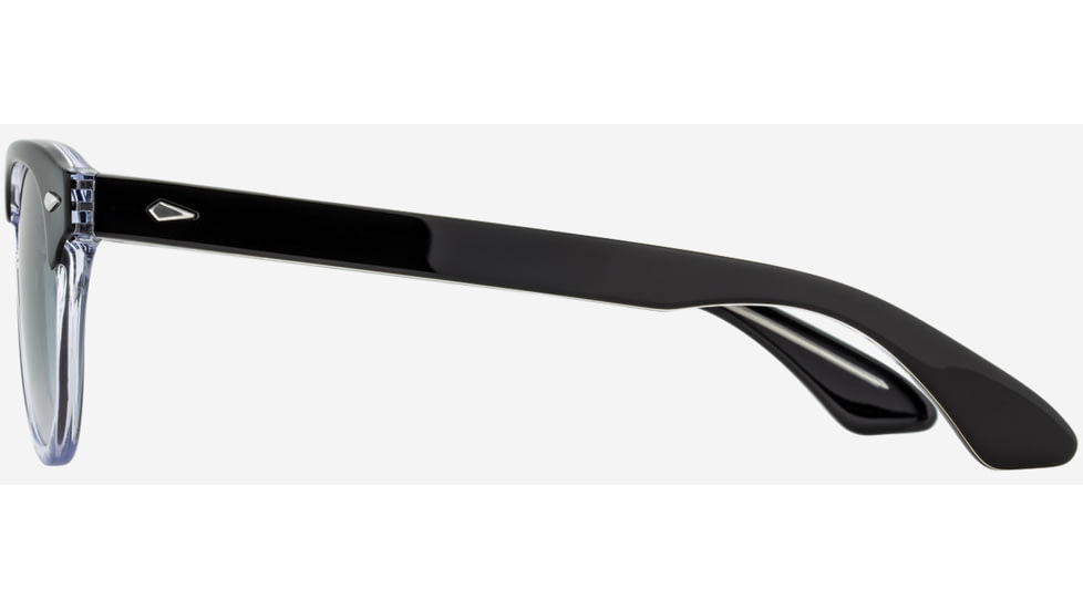 AO Times Sunglasses, Black Crystal Frame, SunVogue Gray Gradient AOLite Nylon Lenses, Polarized, 47-21-145, TIM347ST--GGN-P