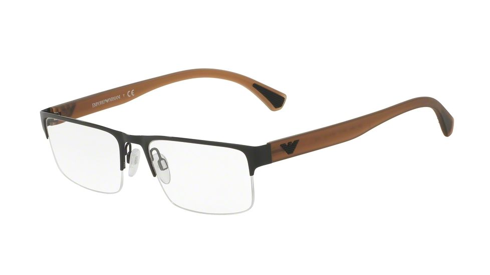 Armani EA1050 Eyeglass Frames 3014-53 - Black Frame