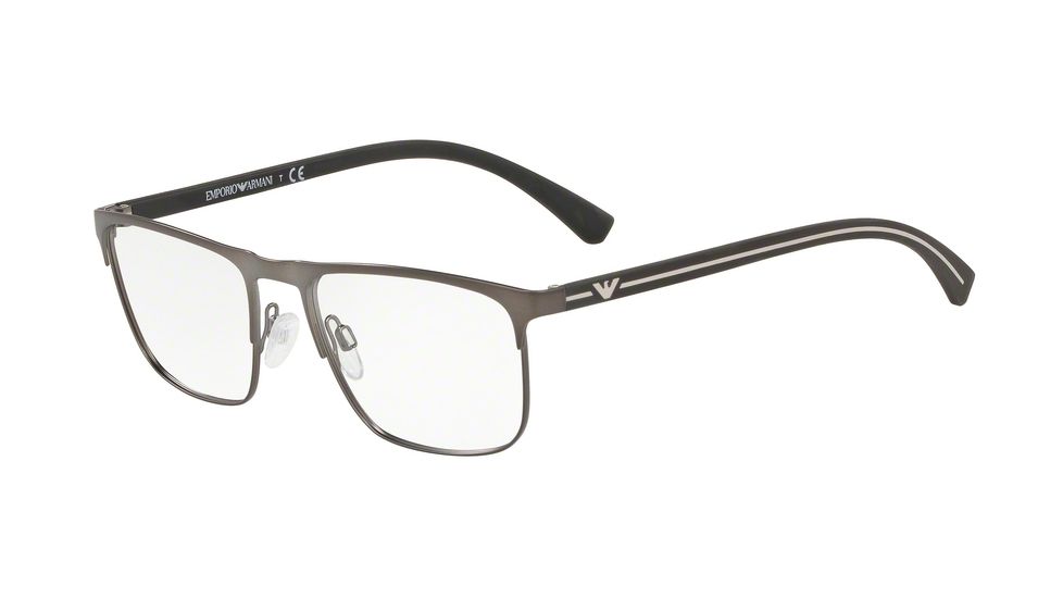 Armani EA1079 Prescription Eyeglasses, 53mm, Matte Gunmetal, EA1079-3003-53-SV