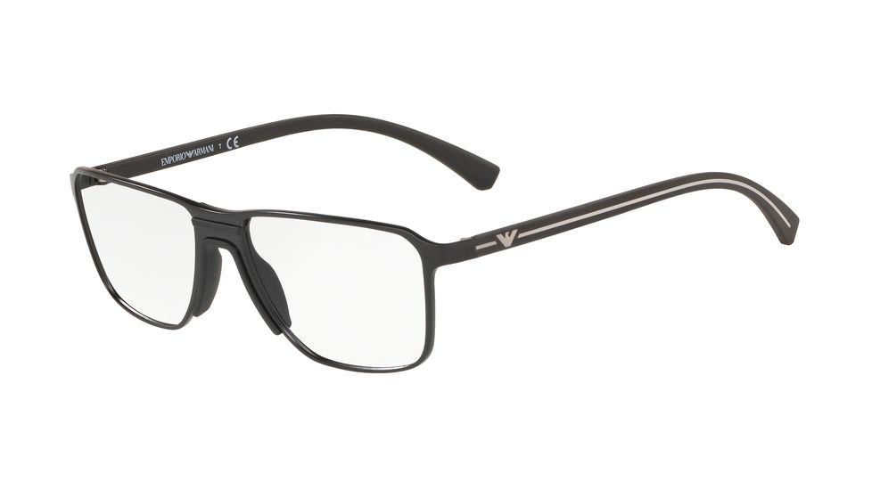 Armani EA1089F Eyeglass Frames 3001-56 - Matte Black