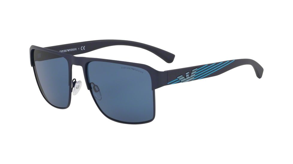 Armani EA2066 Sunglasses 313180-57 - , Blue Lenses