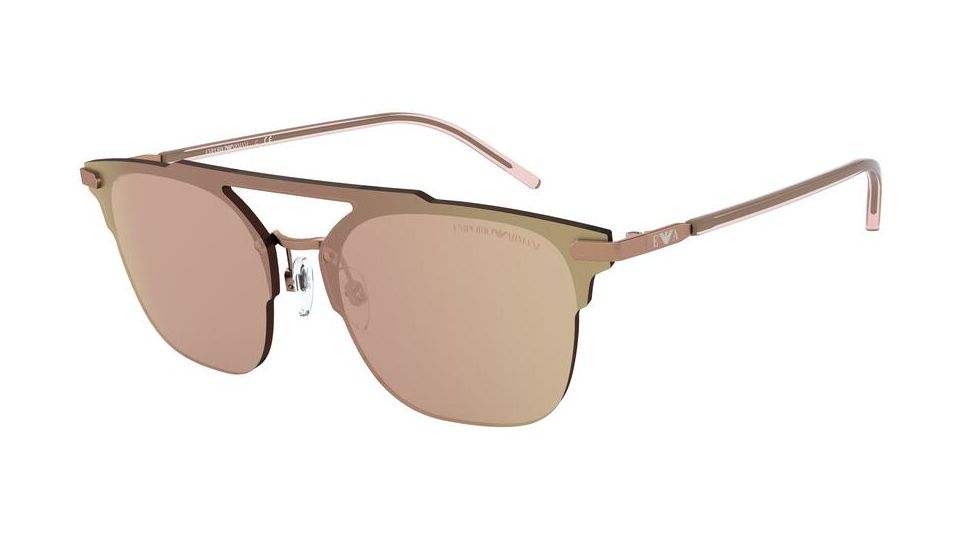 Armani EA2090 Sunglasses 32967J-45 - , Mirror Rose Gold Lenses