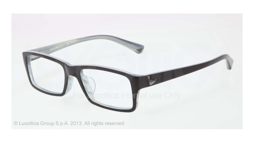 Armani EA3003F Eyeglass Frames 5056-54 - Blue/variegated Azure Frame