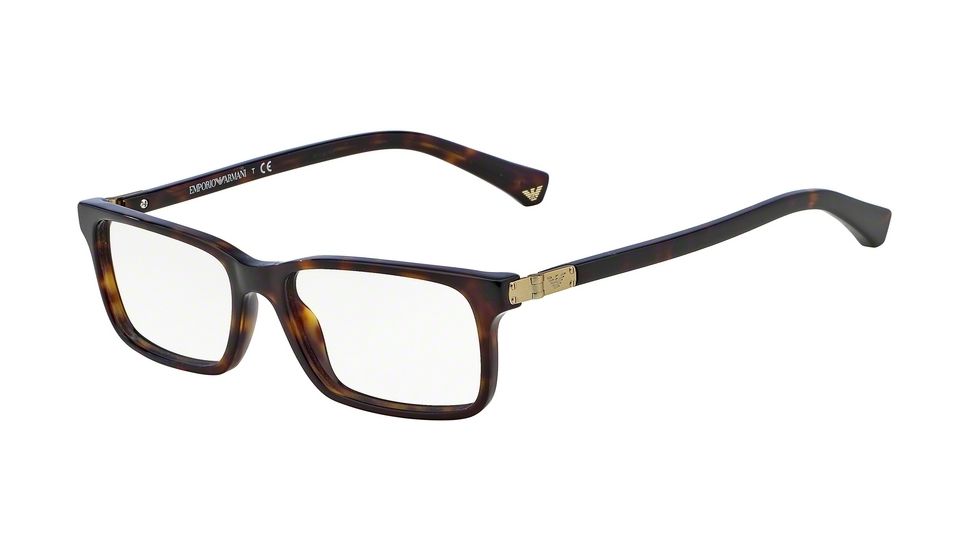 Armani EA3005 Progressive Prescription Eyeglasses 5026-51 - Dark Havana Frame