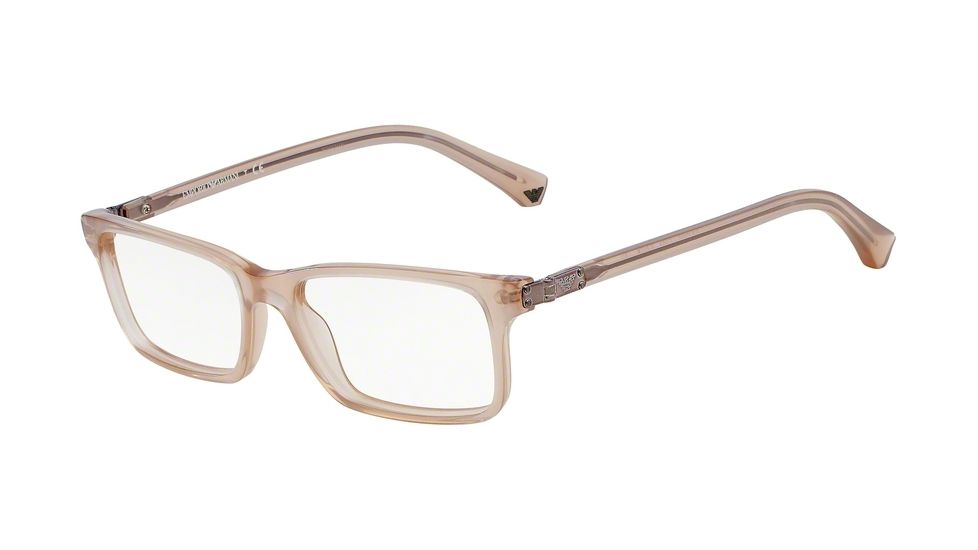 Armani EA3005 Progressive Prescription Eyeglasses 5084-51 - Opal Brown Pearl Frame