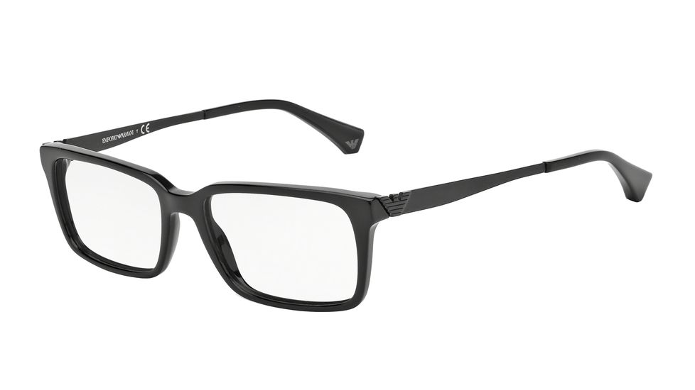 Armani EA3030F Eyeglass Frames 5017-55 - Black Frame