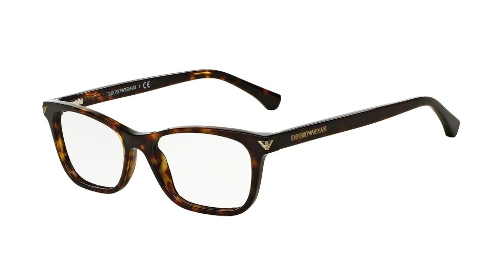 Armani EA3073 Eyeglass Frames 5026-52 - Havana Frame
