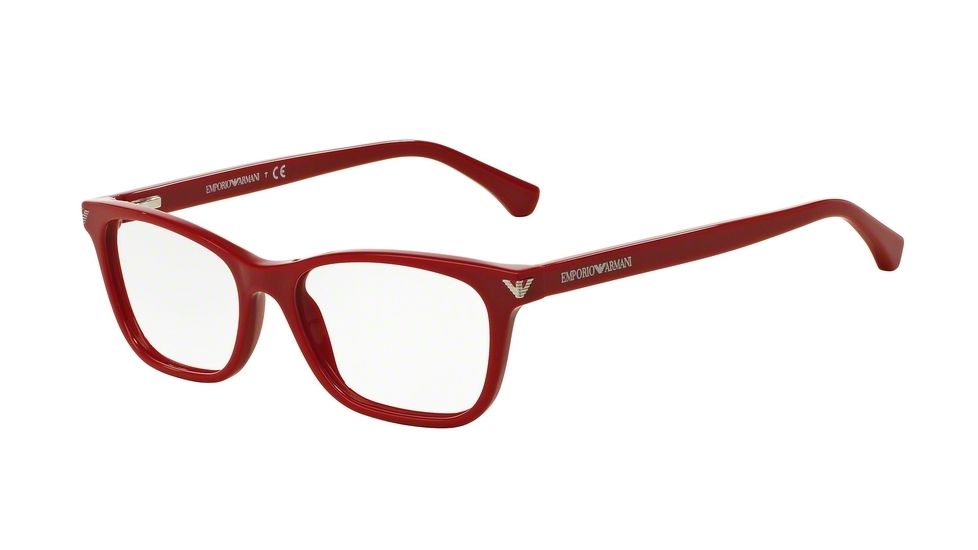Armani EA3073 Eyeglass Frames 5456-54 - Red Frame