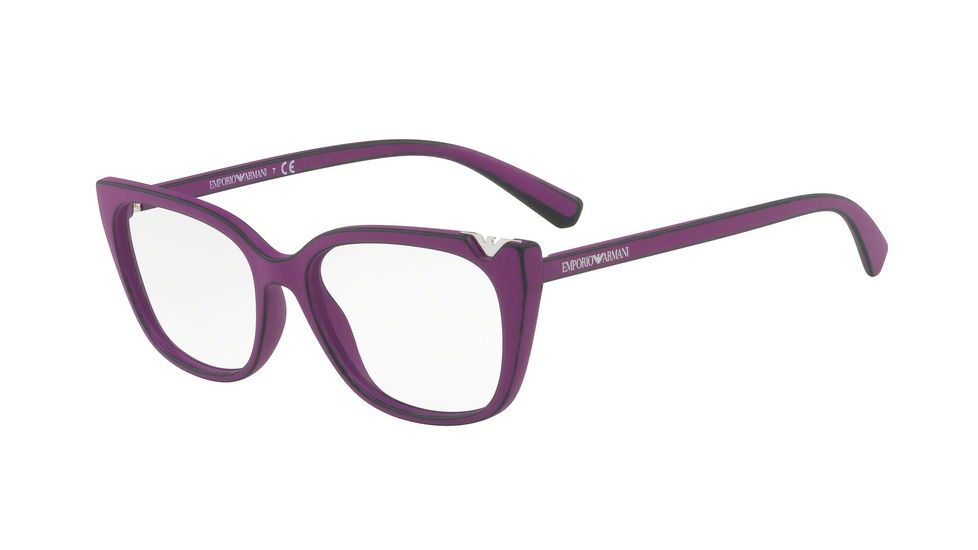 Armani EA3109 Bifocal Prescription Eyeglasses 5603-52 - Violet Used Effect Frame