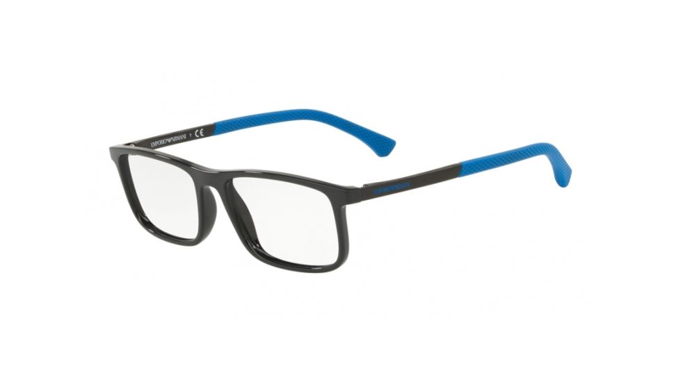 Armani EA3125 Eyeglass Frames 5017-53 - Black Frame