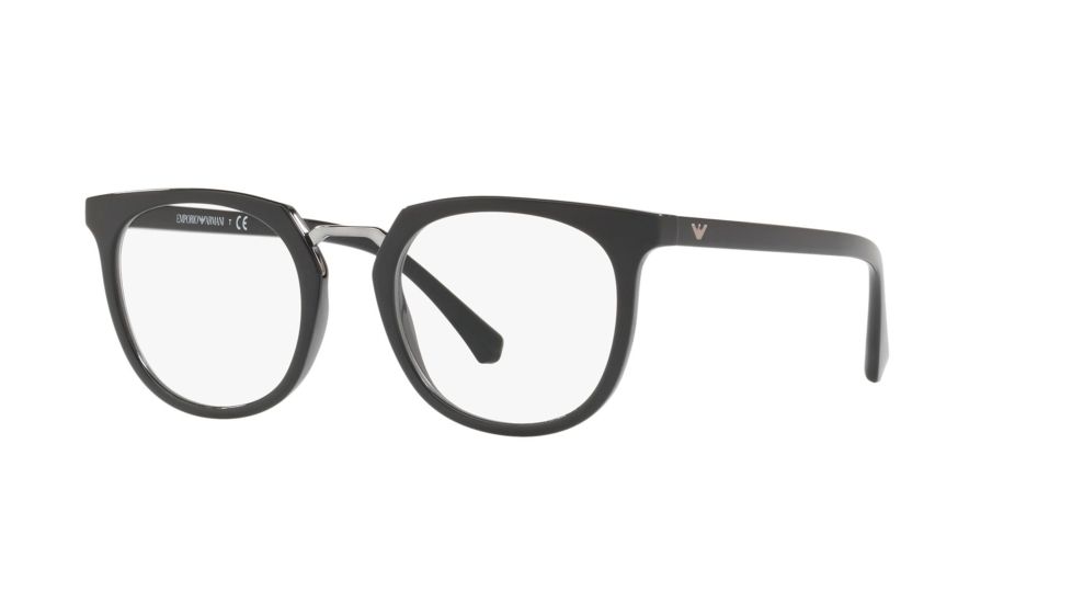 Armani EA3139 Eyeglass Frames 5017-49 - Black Frame