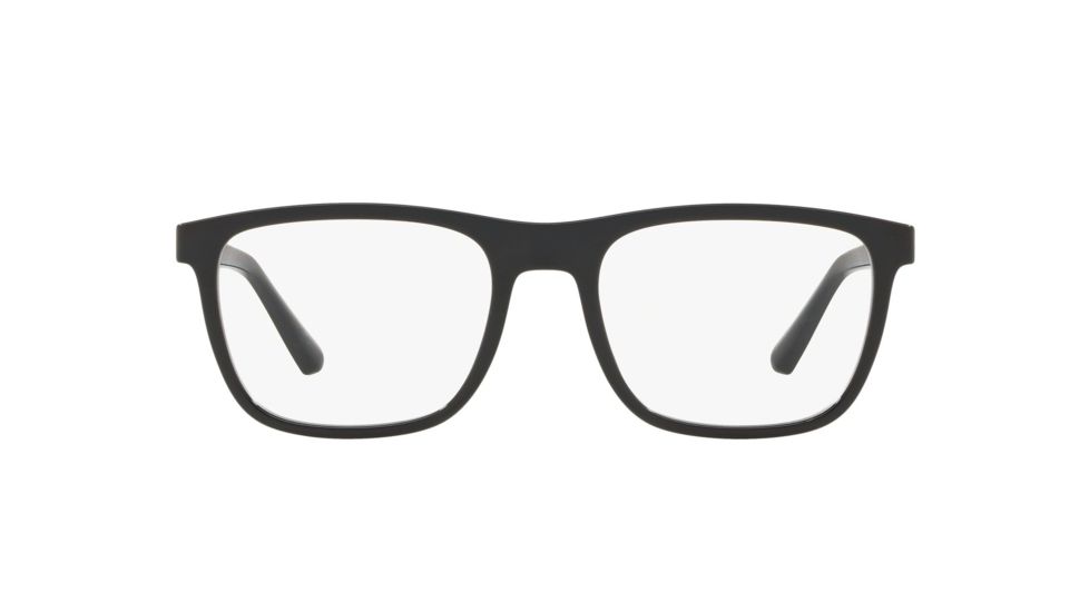 Armani EA3140 Progressive Prescription Eyeglasses, 53mm, Black, EA3140-5001-53-PRO