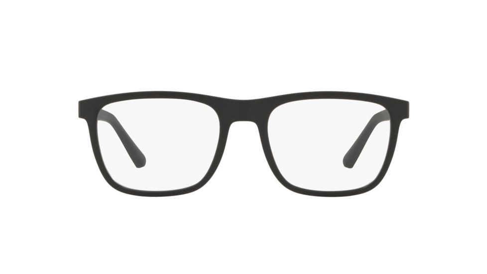 Armani EA3140 Progressive Prescription Eyeglasses, 53mm, Matte Black, EA3140-5042-53-PRO