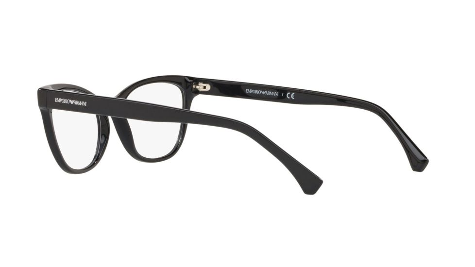 Armani EA3142F Eyeglass Frames 5001-53 - Black Frame