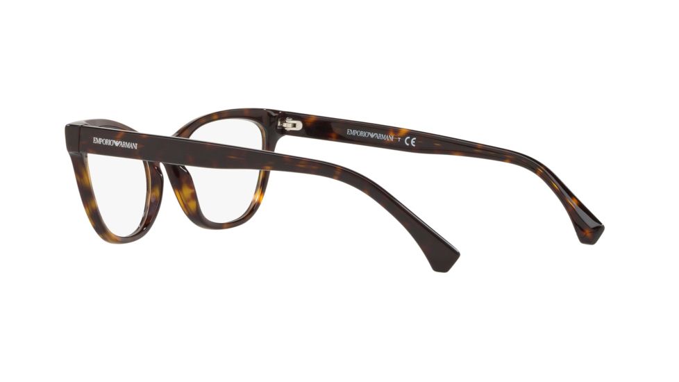 Armani EA3142F Eyeglass Frames 5089-53 - Dark Havana Frame