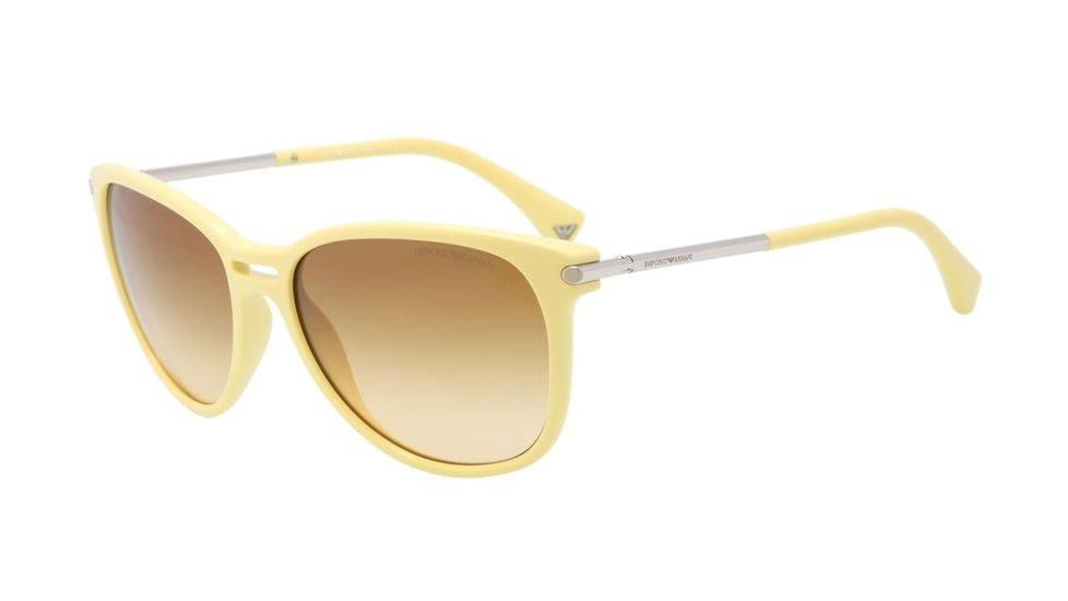 Armani EA4006 Bifocal Prescription Sunglasses EA4006-50762L-56 - Lens Diameter 56 mm, Frame Color Yellow