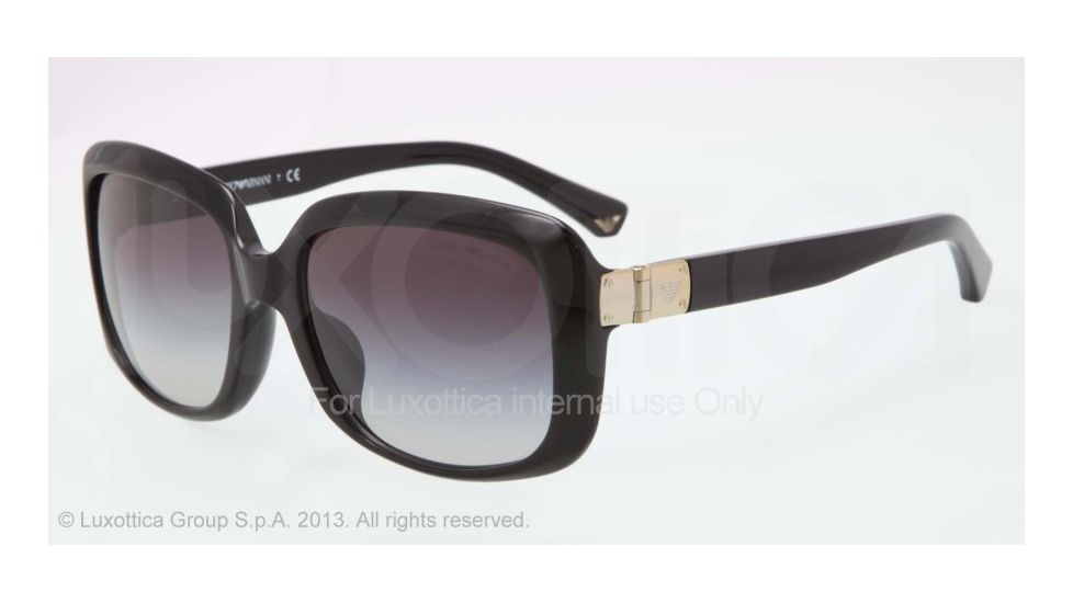 Armani EA4008F Progressive Prescription Sunglasses EA4008F-50178G-56 - Lens Diameter 56 mm, Frame Color Black