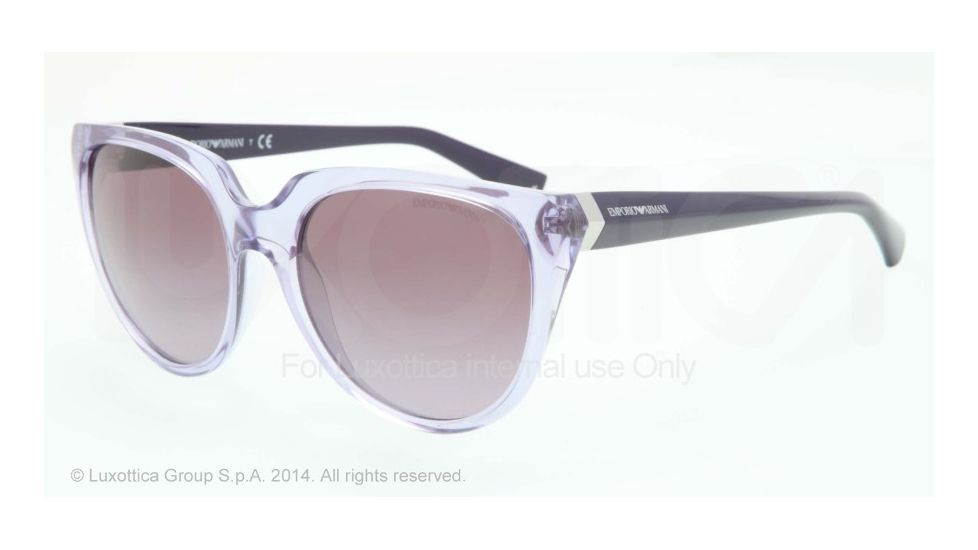 Armani EA4027 Sunglasses 50718H-57 - Lilac Frame, Violet Gradient Lenses