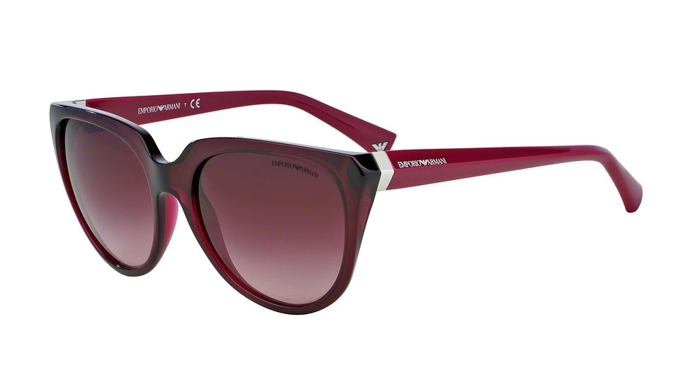Armani EA4027 Sunglasses 51998H-57 - Cyclamen Frame, Violet Gradient Lenses