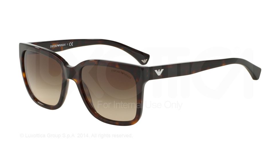 Armani EA4042F Progressive Prescription Sunglasses EA4042F-502613-55 - Lens Diameter 55 mm, Frame Color Havana