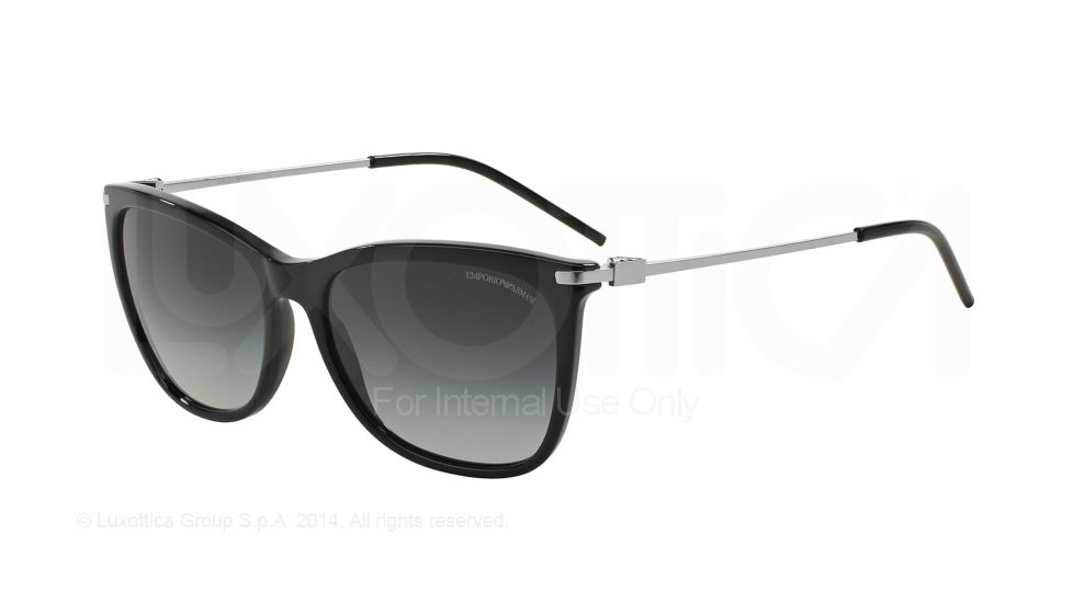 Armani EA4051F Sunglasses 50178G-56 - Black Frame, Grey Gradient Lenses