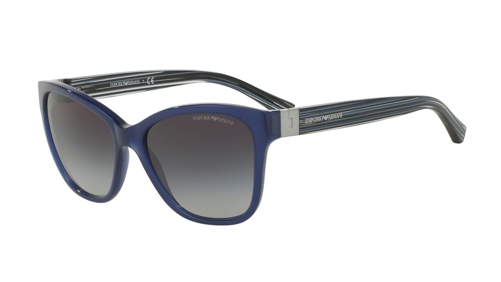 Armani EA4068 Bifocal Prescription Sunglasses EA4068-55188G-57 - Lens Diameter 57 mm, Frame Color Opal Blue